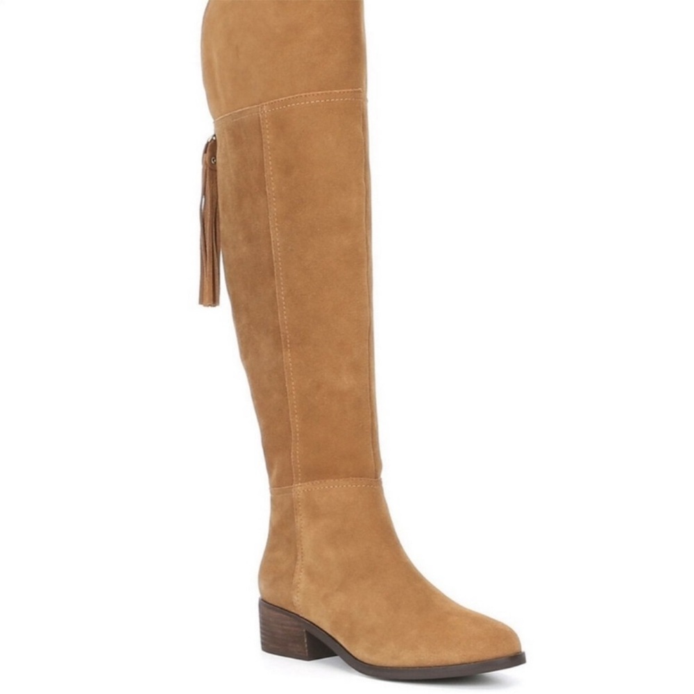 CLOSET CLOSING* Tan Suede Knee-High Boots